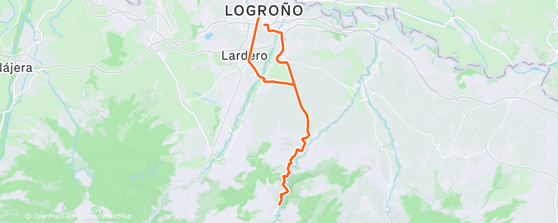 Карта физической активности (Bicicleta por la mañana)