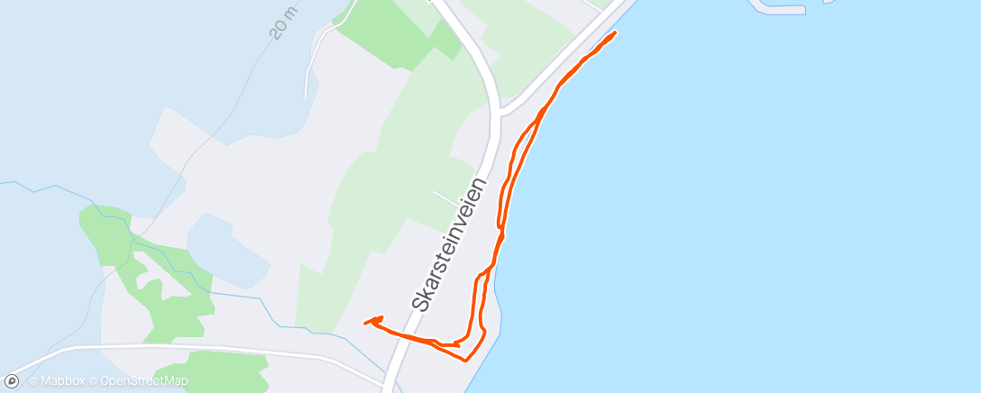 Map of the activity, Afternoon Walk in the rain 🐕🌧️🐁😵