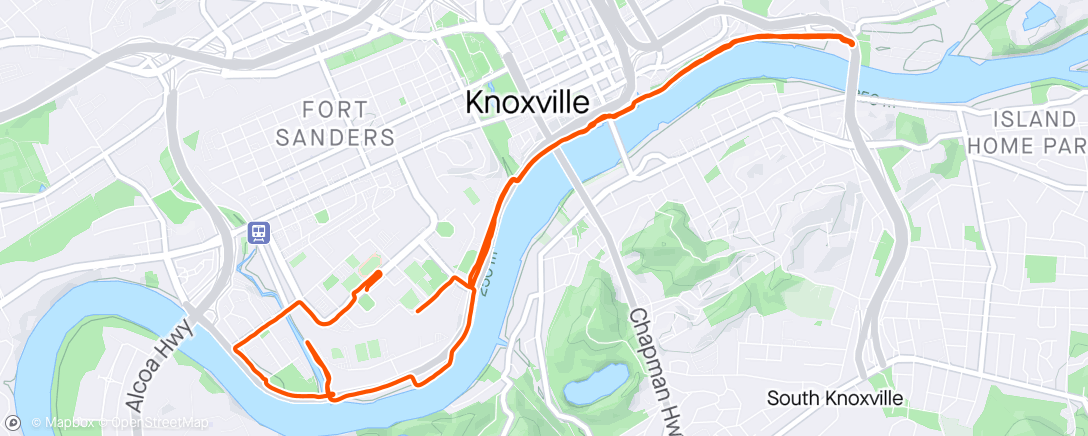 Map of the activity, Felt good, found some pace after two years without it