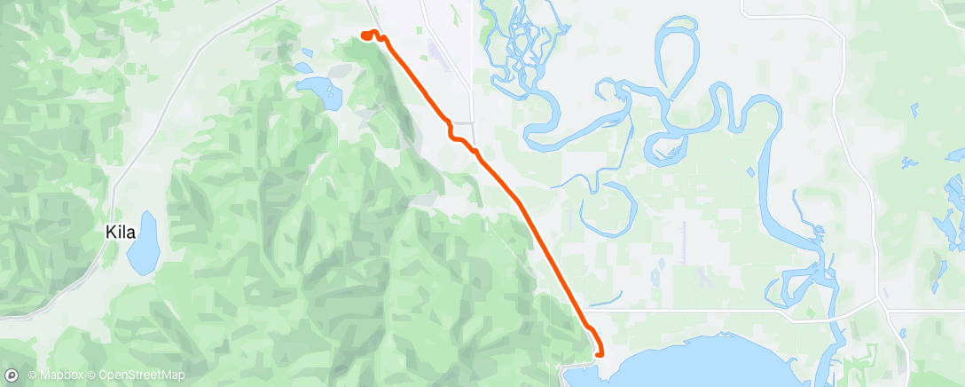 Map of the activity, Morning Ride