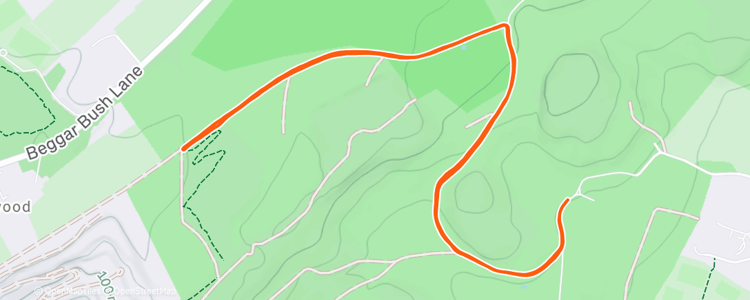 Map of the activity, Ashton Court parkrun