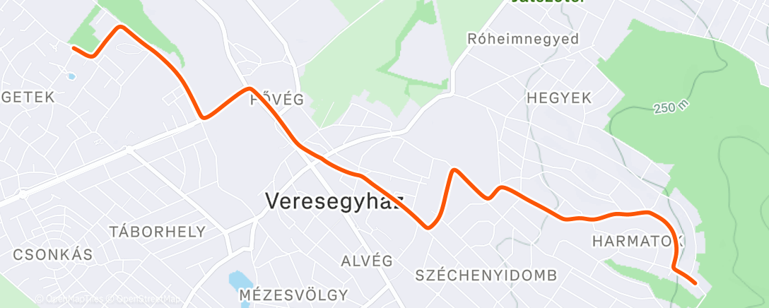 Map of the activity, Lunch Ride