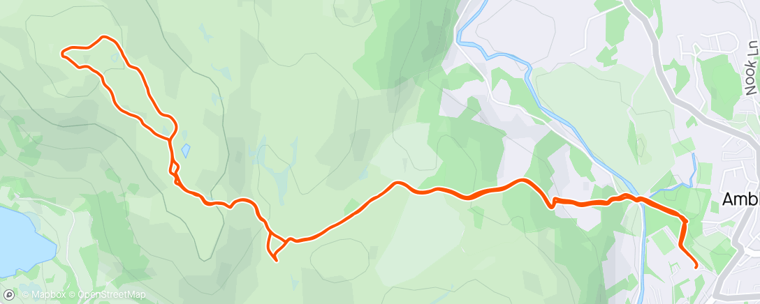 Map of the activity, Wainwright 20/214: Loughrigg Fell