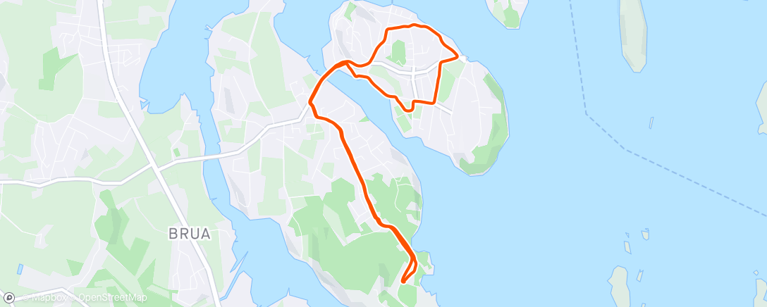 Map of the activity, Løpetur m/ S på sykkel - S 23, Fjærholmen mv