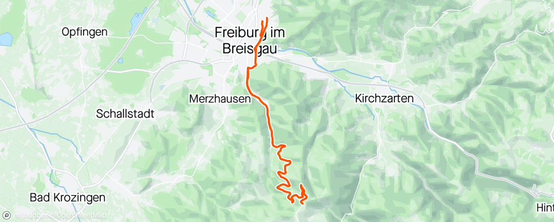Map of the activity, Schauinsland
