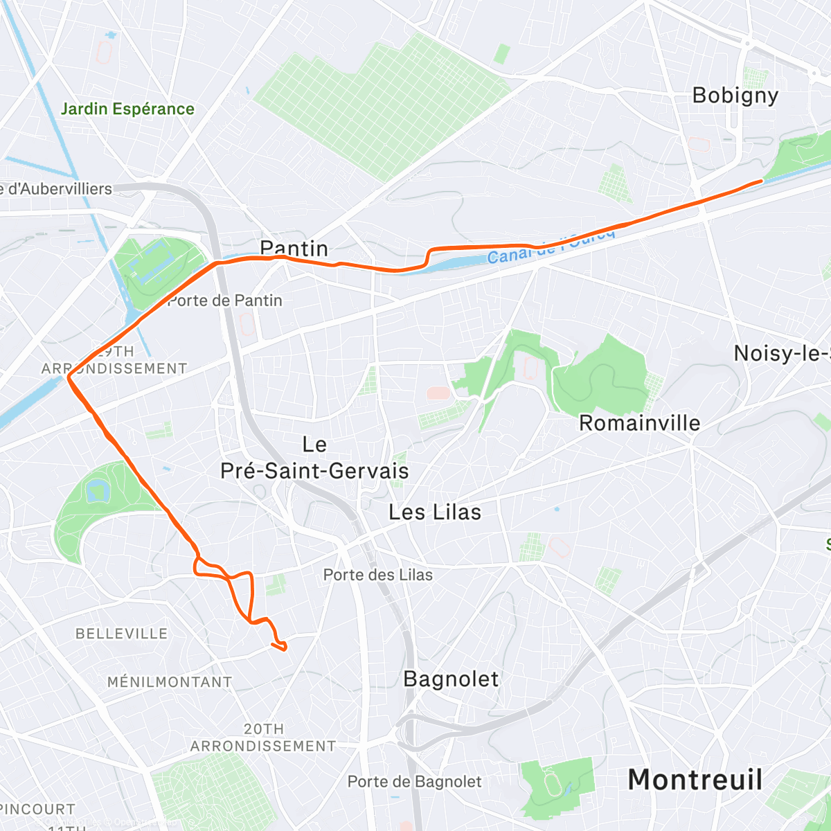 Map of the activity, Post Lasagna