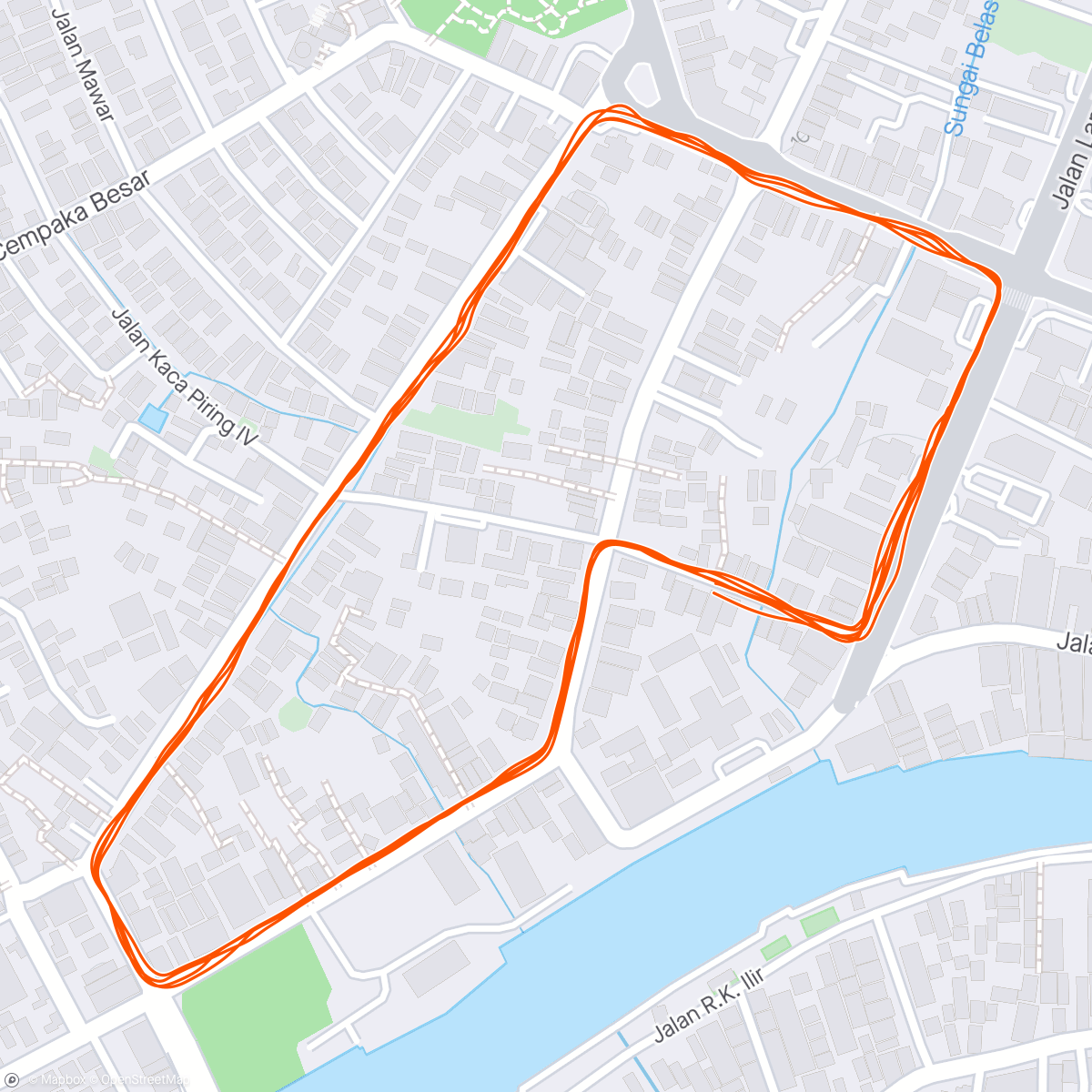Mapa da atividade, Rebo Morning Run