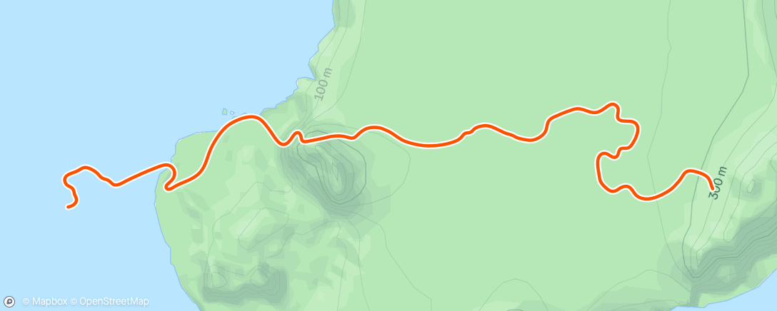 Map of the activity, Zwift - Pacer Group Ride: Watopia's Waistband in Watopia with Taylor