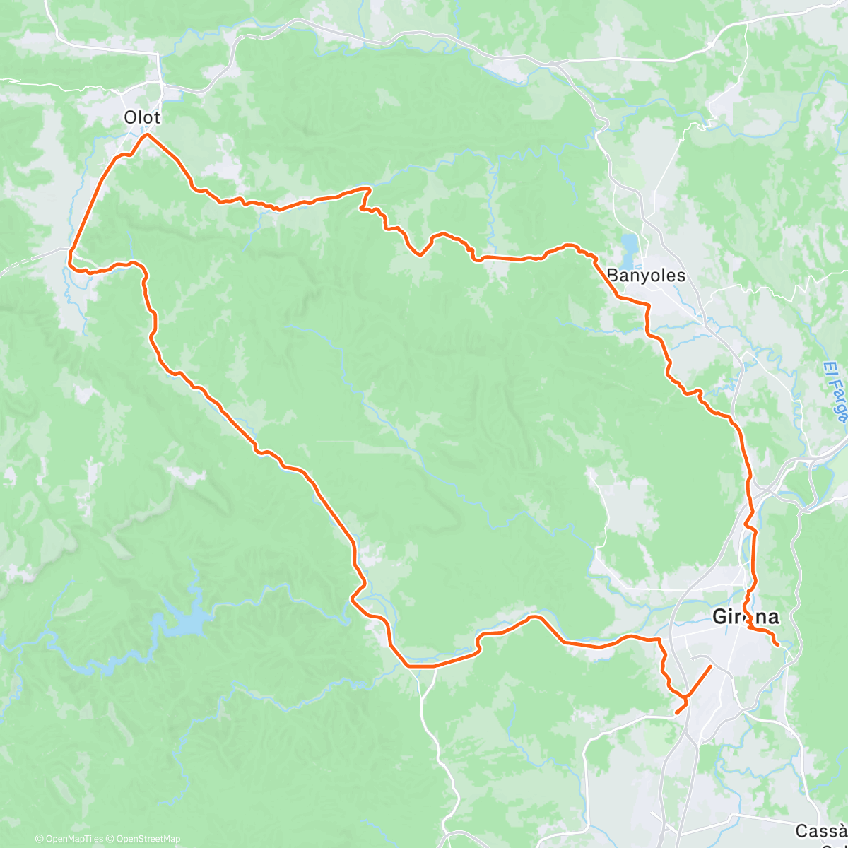 Mappa dell'attività Morning Ride