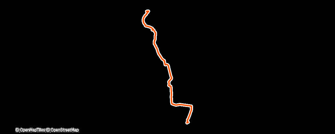Map of the activity, Mittagsradfahrt