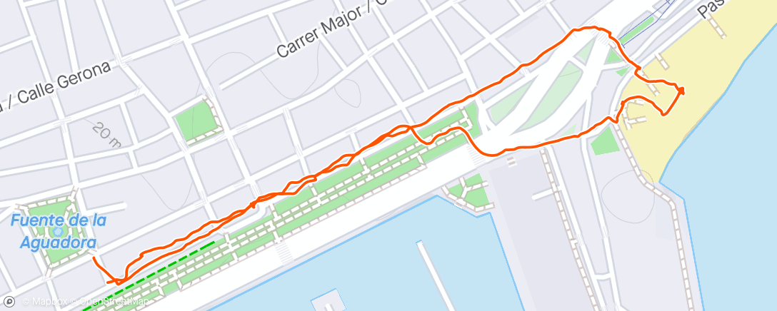 Mapa de la actividad, Baby steps #308