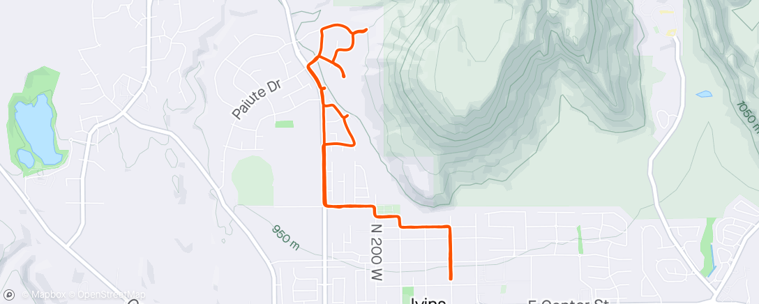 Map of the activity, Evening Family Ride
