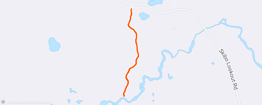 Map of the activity, Morning Run