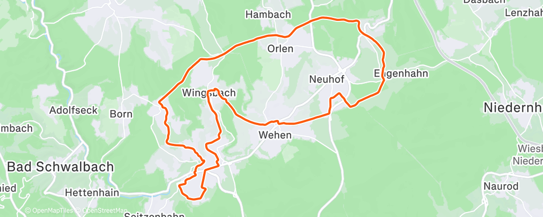 Map of the activity, Afternoon Gravel Ride