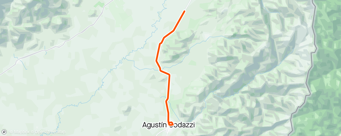 Map of the activity, Codazzi - Fonda Paisa - Codazzi 🥵