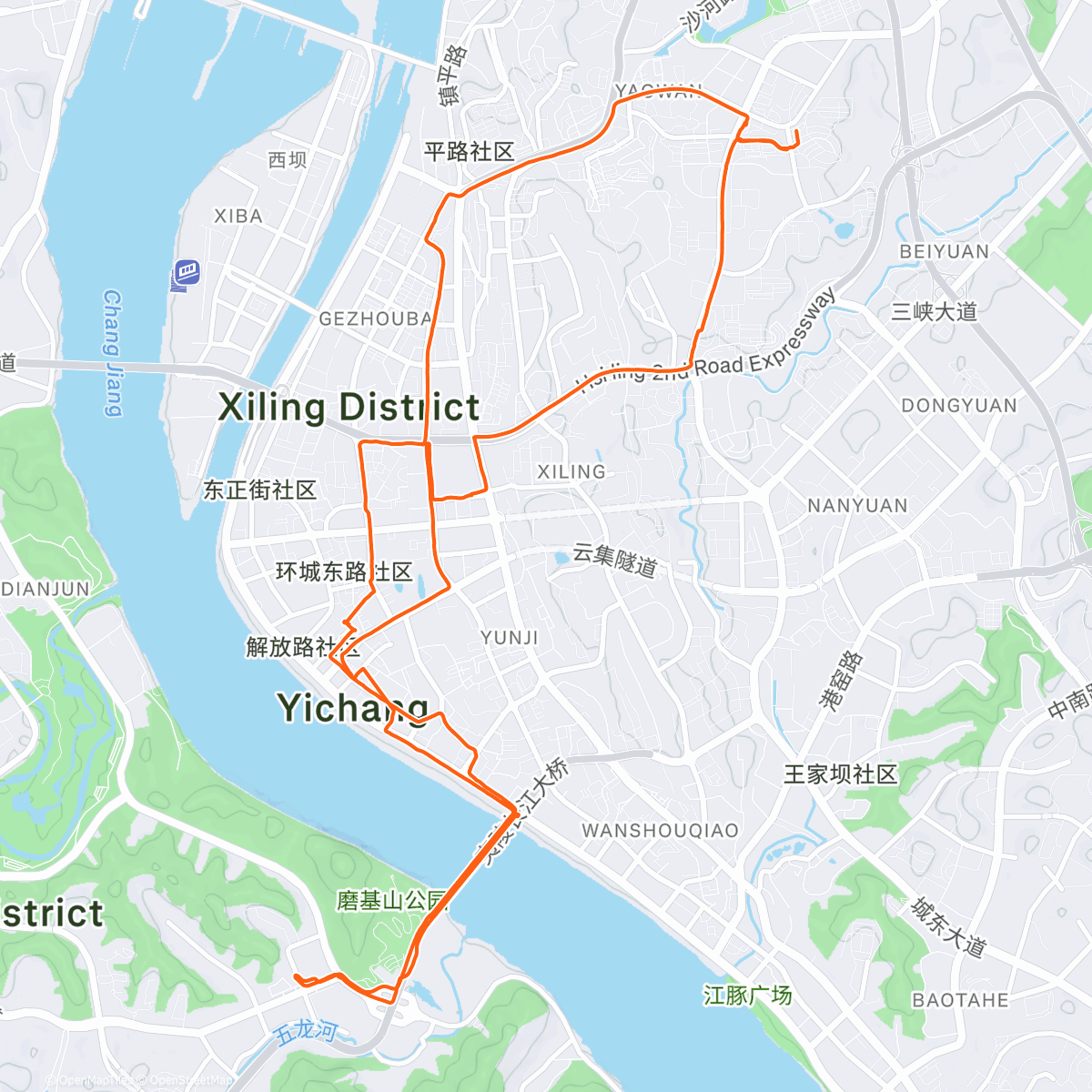 Map of the activity, Breakfast and went to see grandma