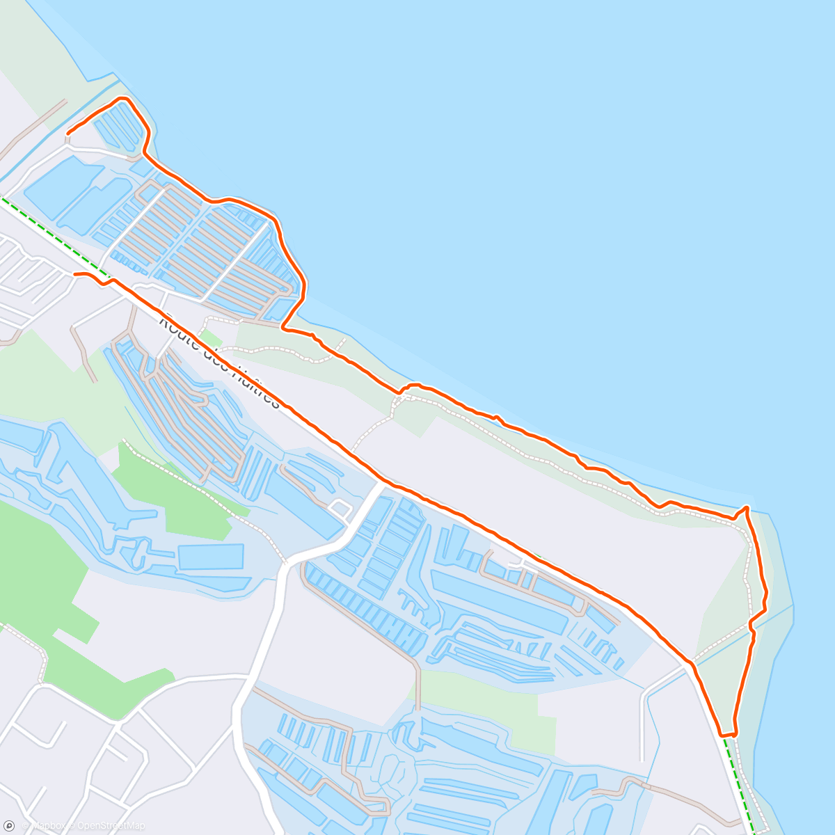 Map of the activity, Nature walk