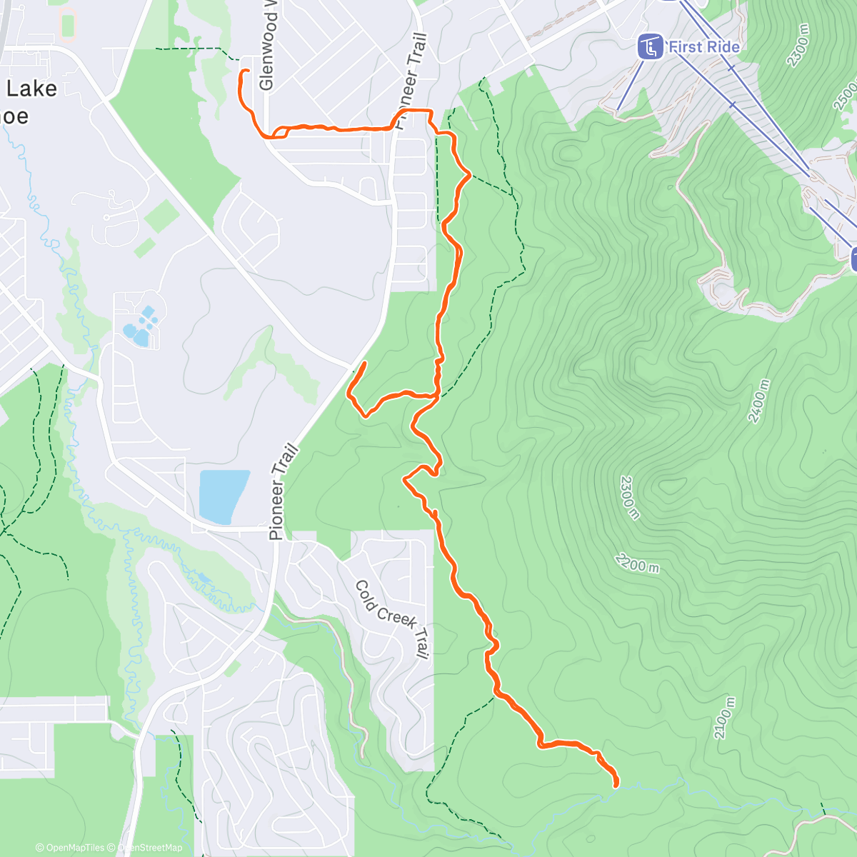 Map of the activity, Powerline to CC