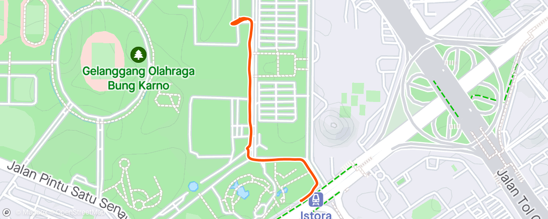 「Evening Walk」活動的地圖