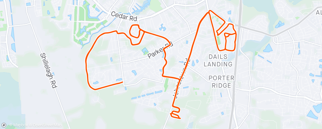Map of the activity, Loops, last ride in May?