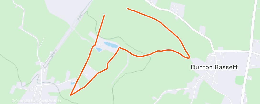 Карта физической активности (Morning Cani run)