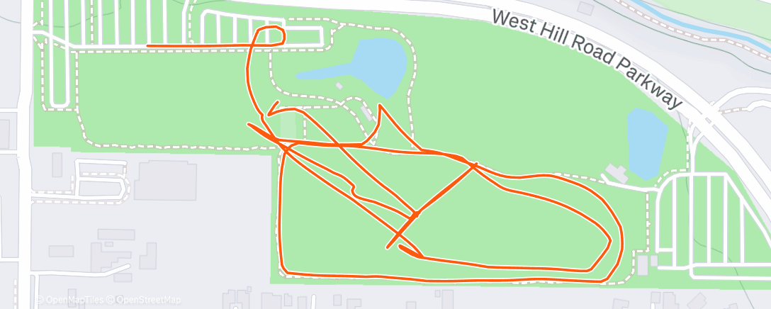 Map of the activity, Morning Walk