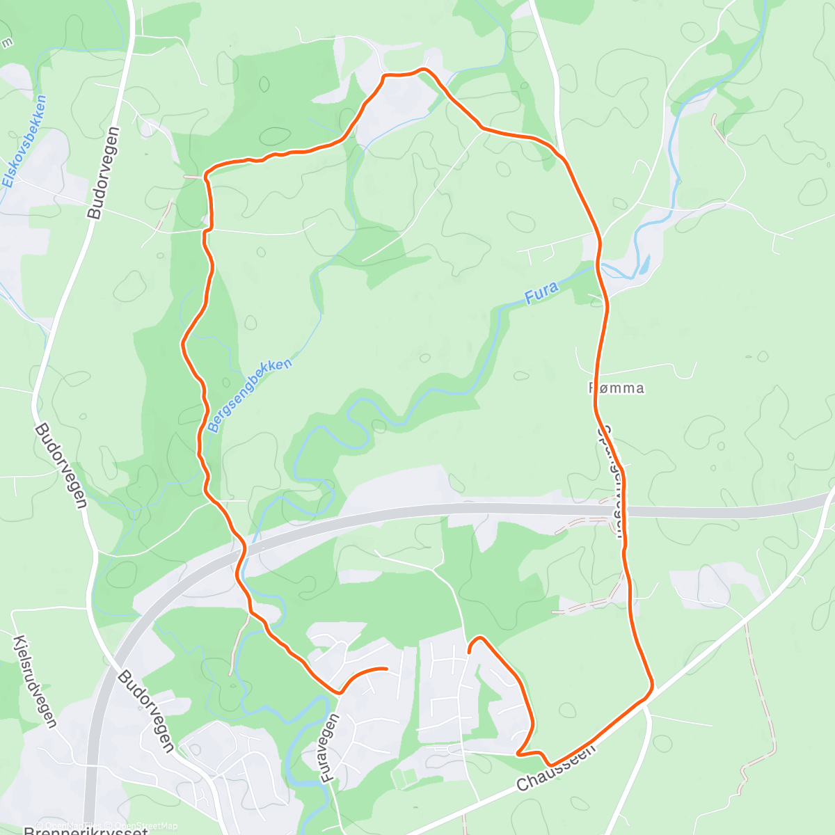 Map of the activity, ❄️🏃🏼‍♀️🏃🏻