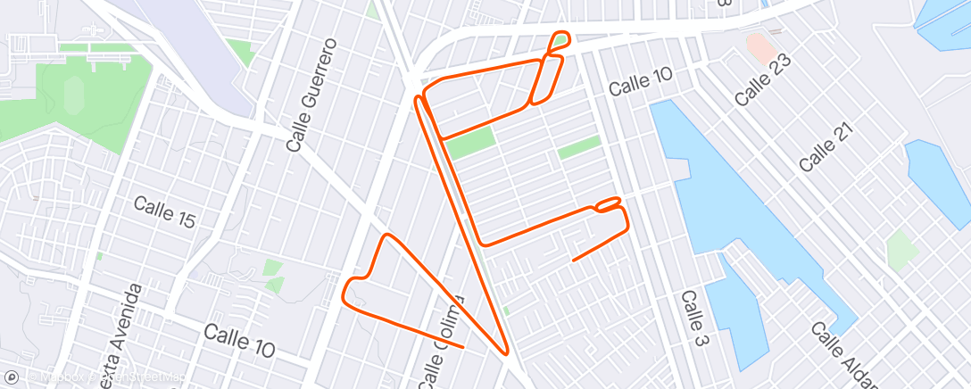 Map of the activity, Nike Run Club: sábado - Carrera por la mañana