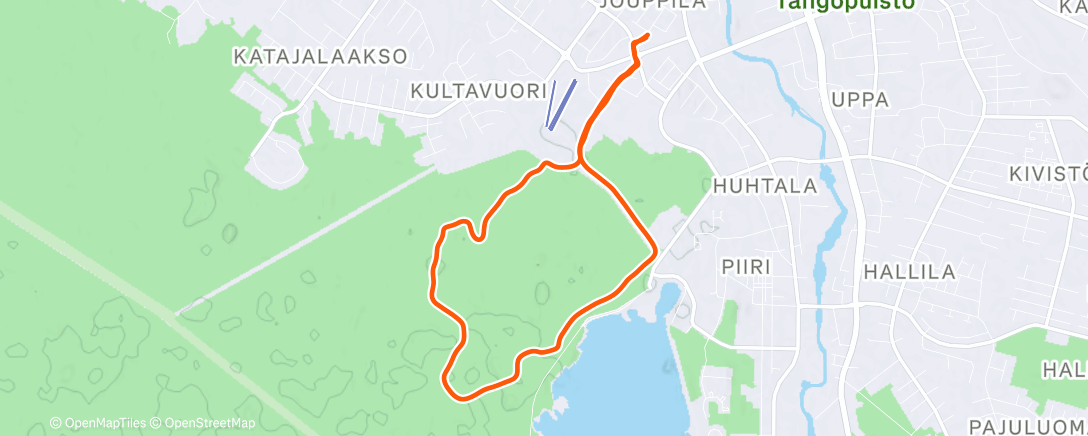 Map of the activity, Höntsä