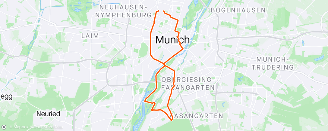 Map of the activity, Munich