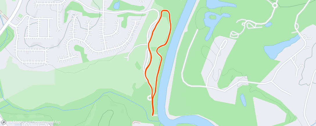 Map of the activity, sweating though the trumpet vines