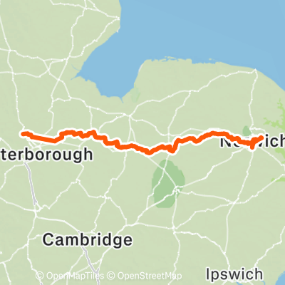 Norwich 100m, south side | 97.7 mi Cycling Route on Strava