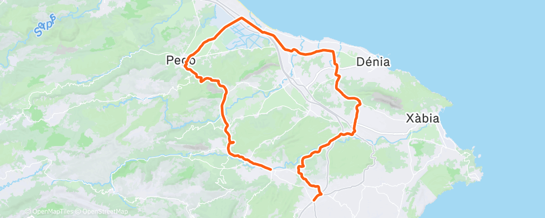 Карта физической активности (Morning Ride)