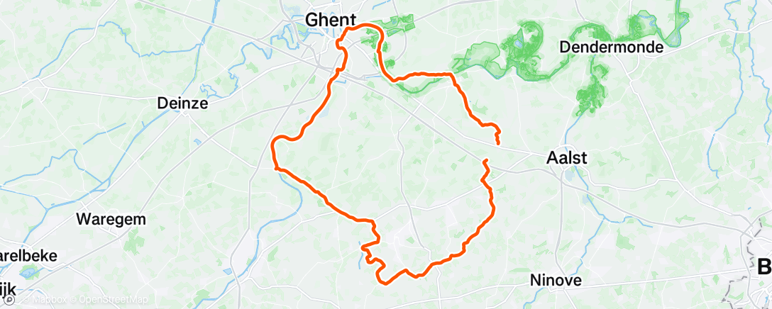 Map of the activity, Wielersport