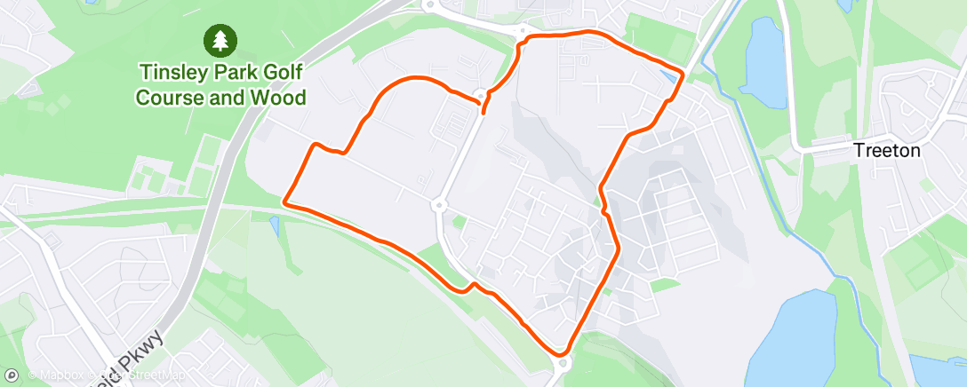 Map of the activity, Work run