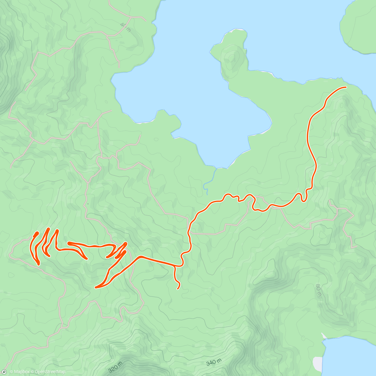 Map of the activity, Zwift - Hills in Watopia