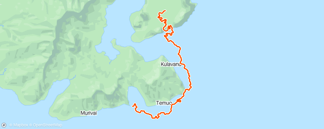 Mappa dell'attività Zwift - Jurassic Coast in Watopia