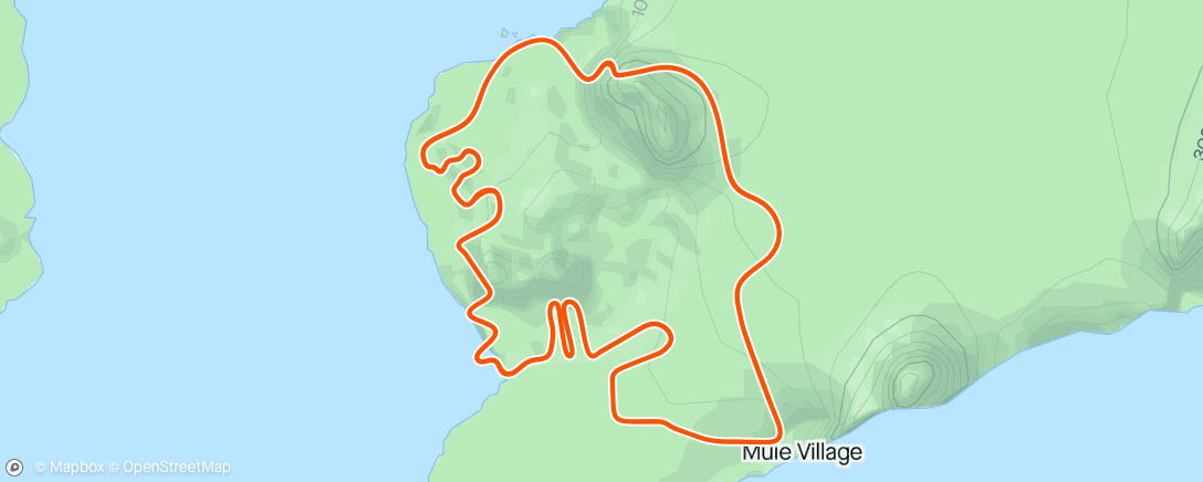 Map of the activity, Zwift - 3x15 FTP Intervals in Watopia