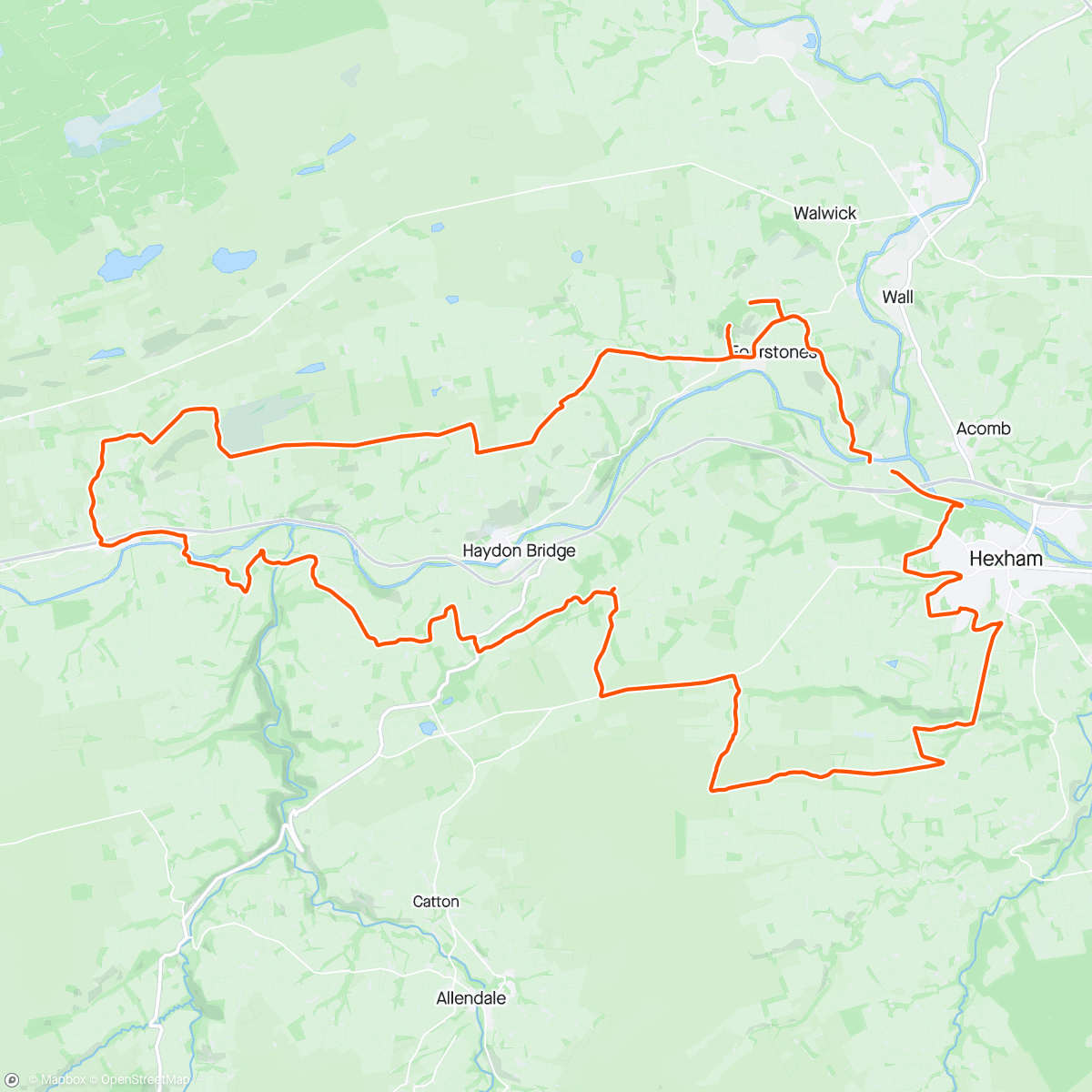 Map of the activity, Successful Hunt for some Cycling Mojo