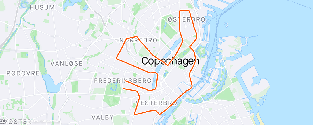 Map of the activity, Copenhagen Half Marathon 🇩🇰