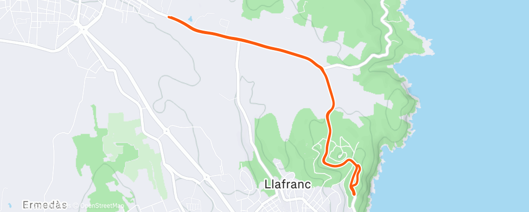 Карта физической активности (Quick far and back)