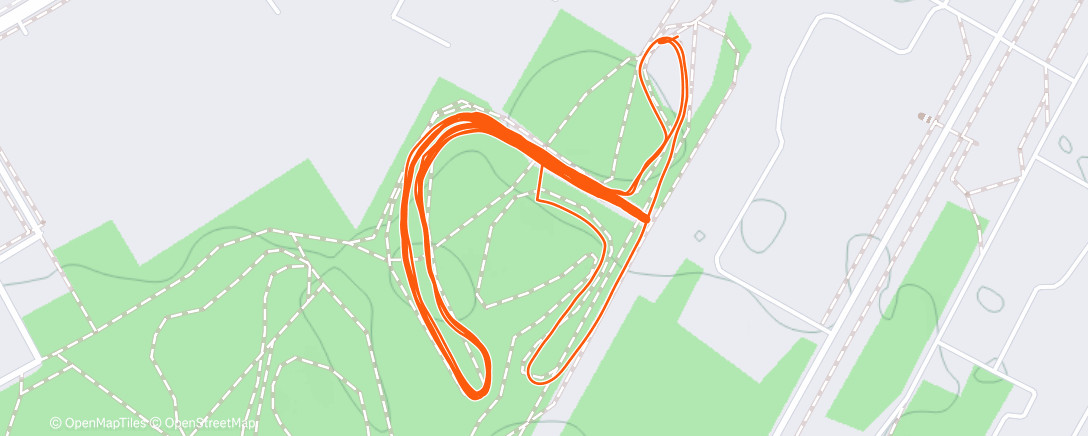 Map of the activity, Северный лыжный заезд (день)