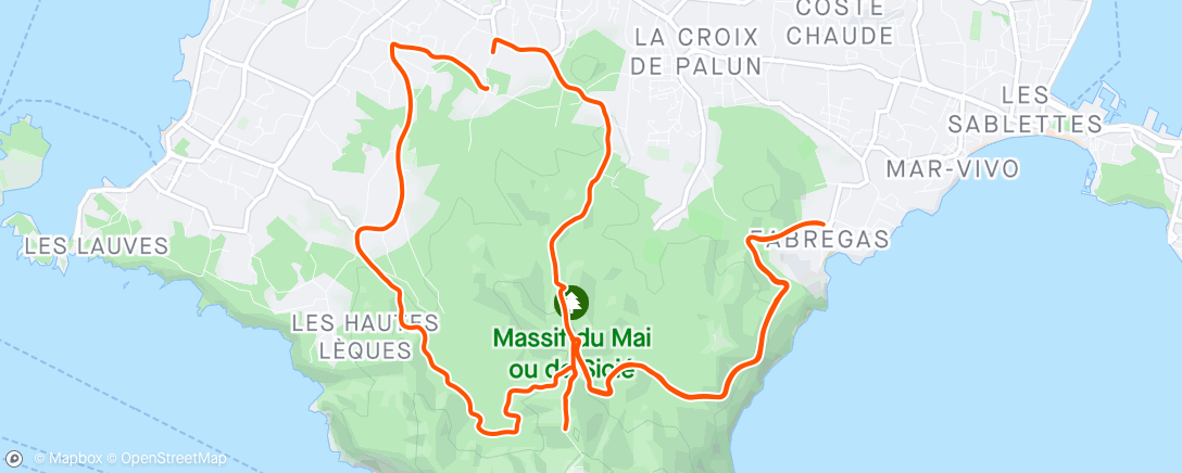 Map of the activity, Notre dame du mai par 2 côtés