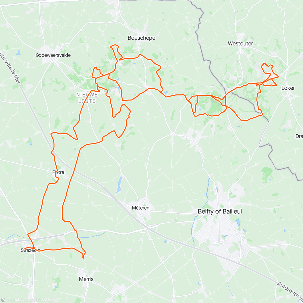 Carte de l'activité Sortie solo dans les monts