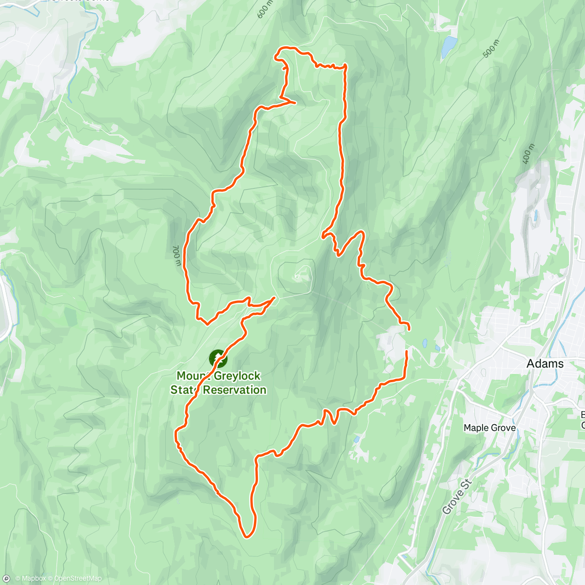 Map of the activity, Basking in the Balsams