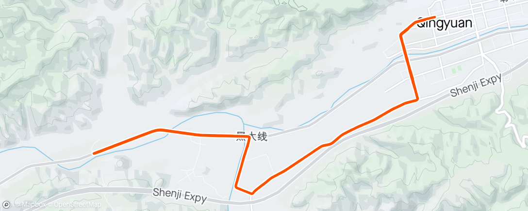 Map of the activity, 2024-04-30的骑行