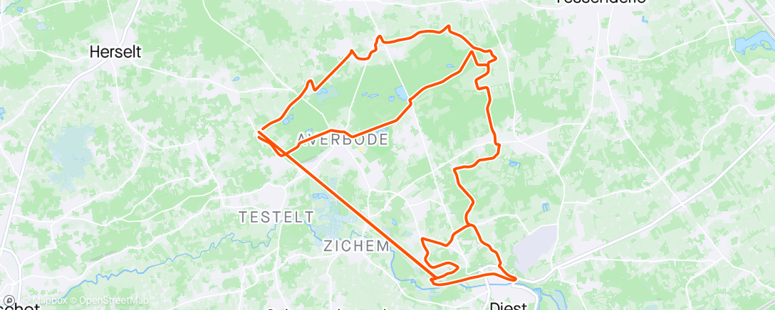 Map of the activity, FulGaz - Flemish Poggio