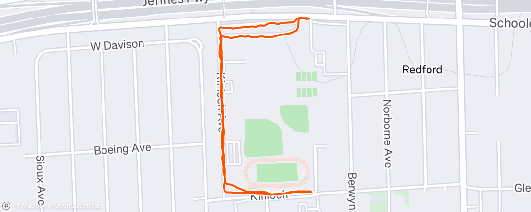 Map of the activity, Walk