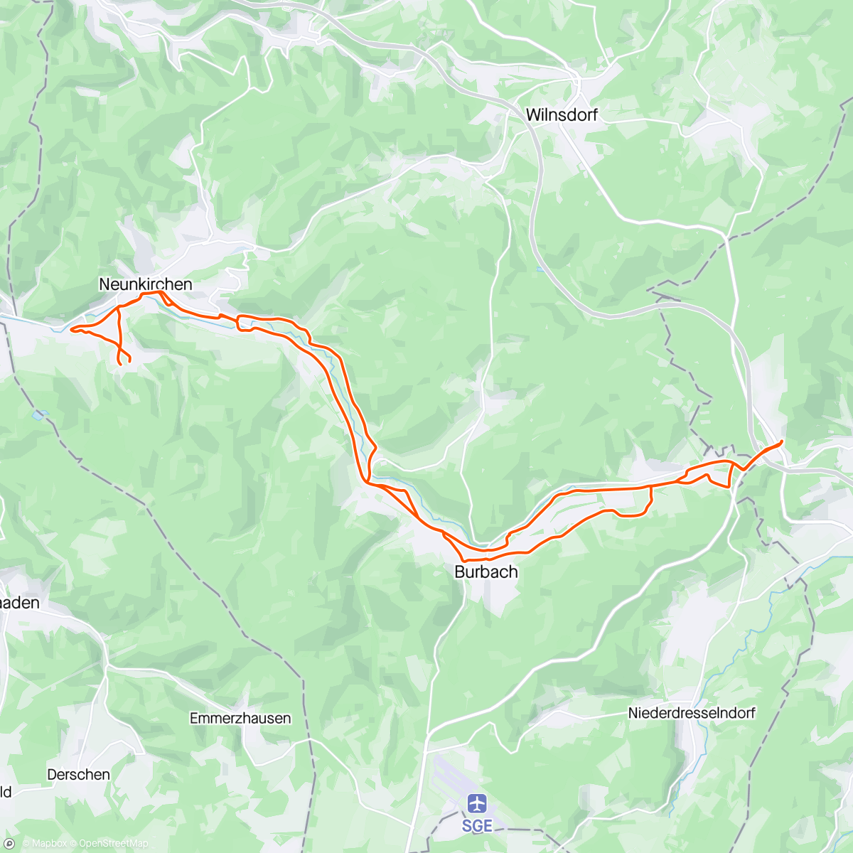 Map of the activity, Brötchen holen 🥰 / GRVL