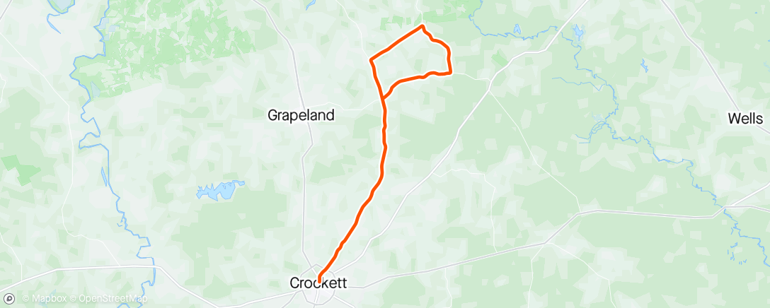 Mapa de la actividad, Crockett road race cat 1-3